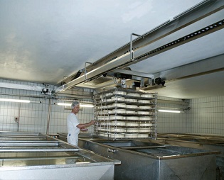 Легкий подвесной кран для чистых помещений