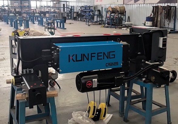 Электрическая канатная таль для двухбалочного крана